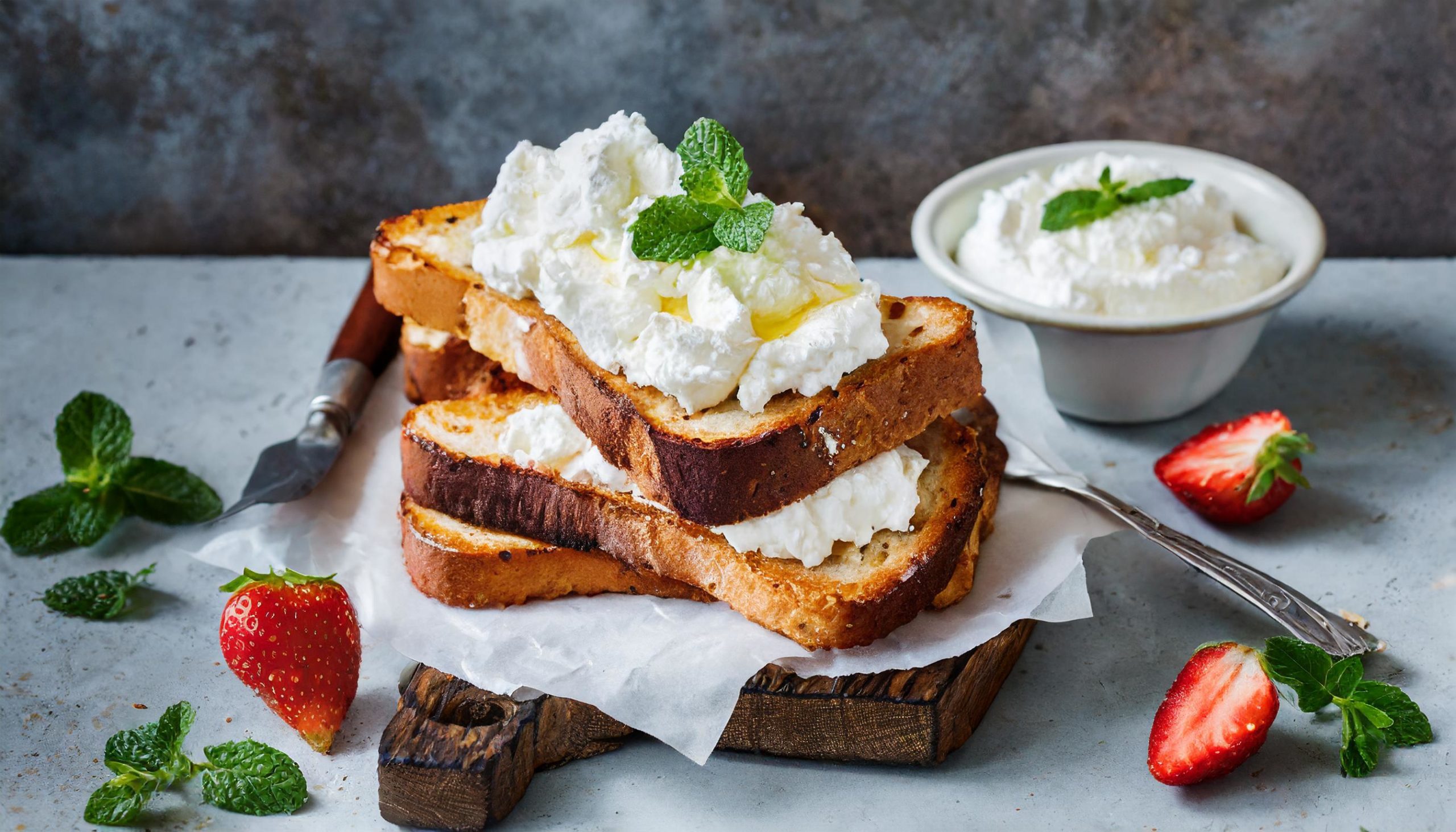 5 Minute Whipped Ricotta - Host The Toast